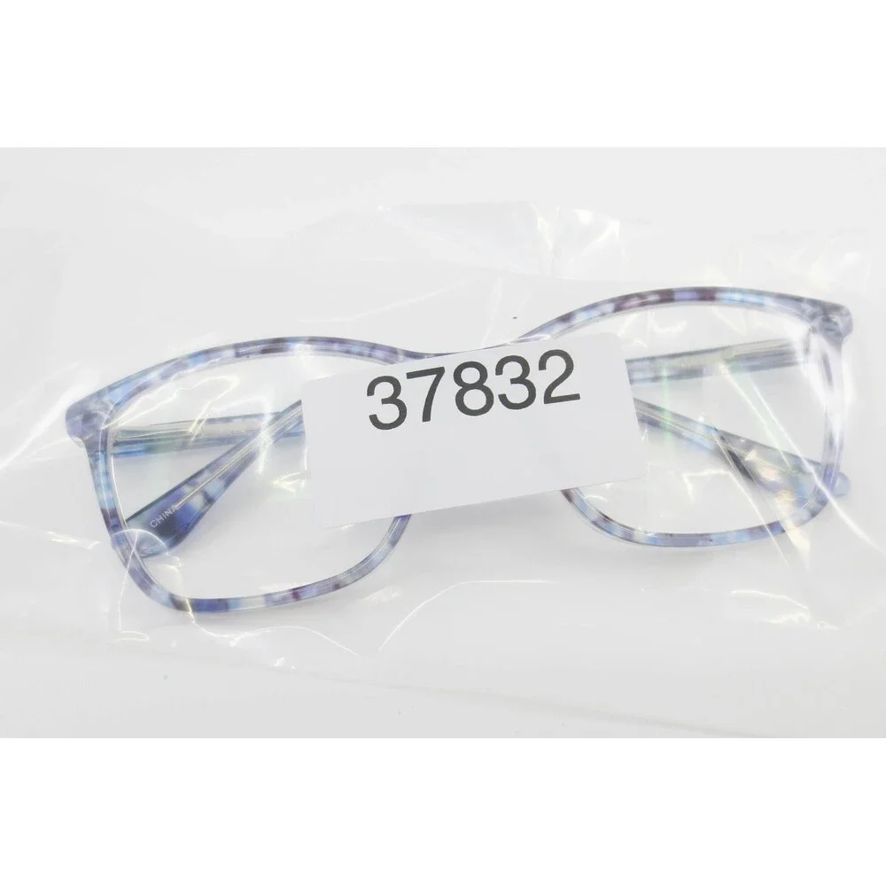 Chelsea Morgan Eyeglasses CM 20212 GR/BL Blue Purple Tortoise Square Frames